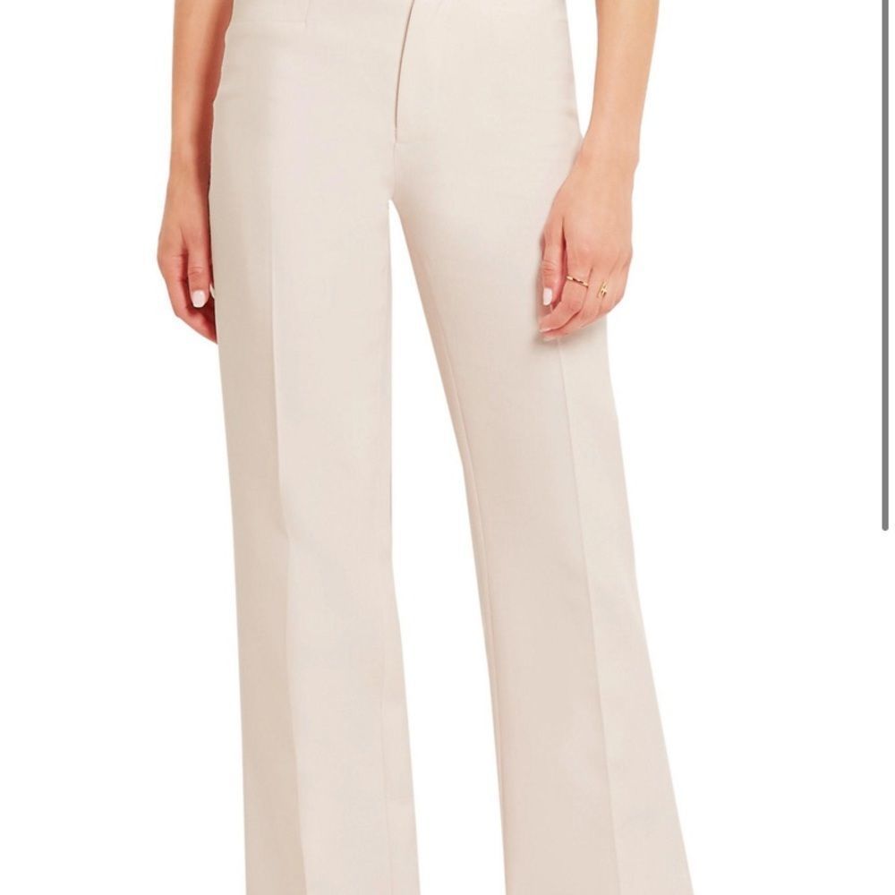 Valentino beige casual straight leg pants